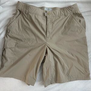 L.L. Bean Beige Cargo Shorts